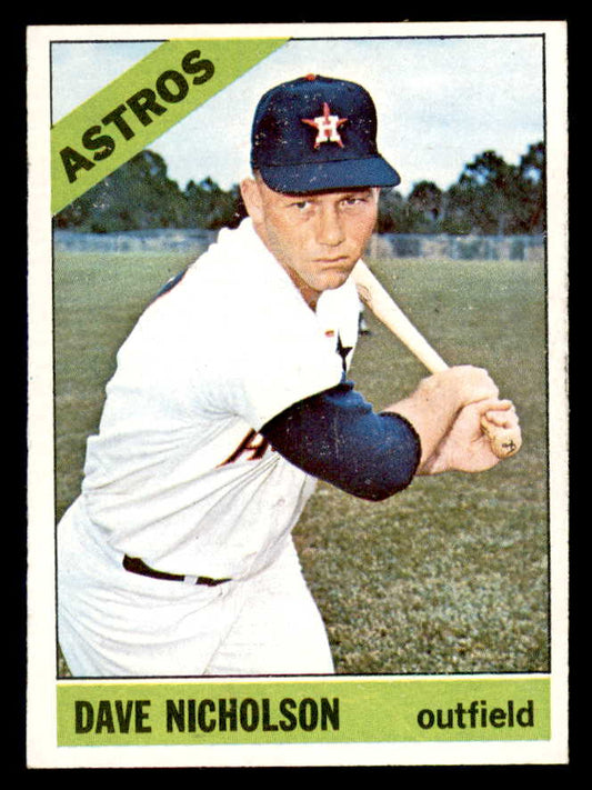 1966 Topps Baseball #576 Dave Nicholson Astros NR-MT 553807