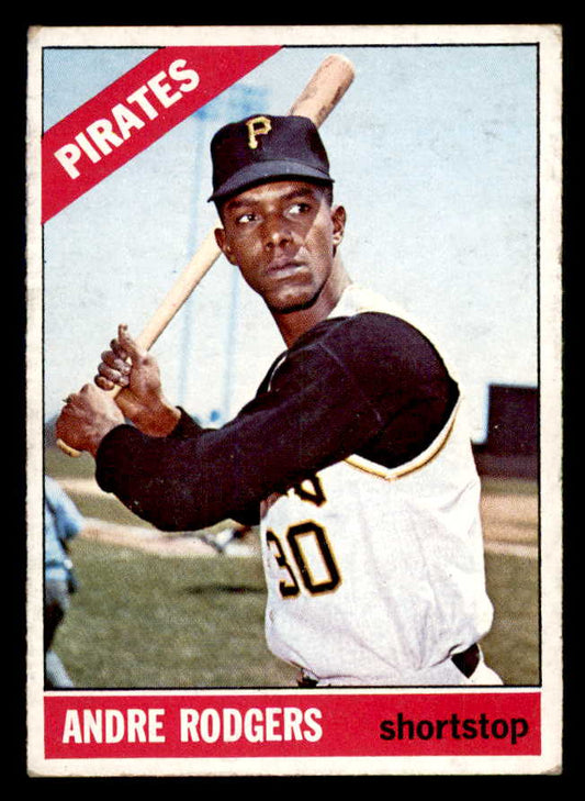1966 Topps Baseball #592 Andre Rodgers Pirates VG 553844