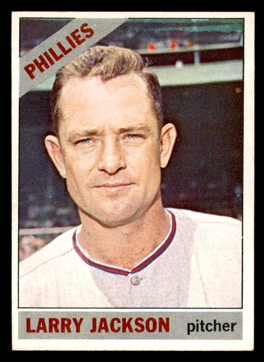 1966 Topps Baseball #595 Larry Jackson Phillies EX-MT 553854