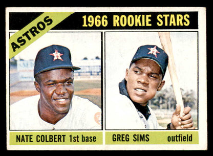 1966 Topps Baseball #596 Nate Colbert Astros EX-MT 553859
