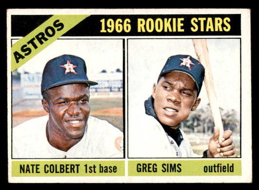 1966 Topps Baseball #596 Nate Colbert Astros EX-MT 553859