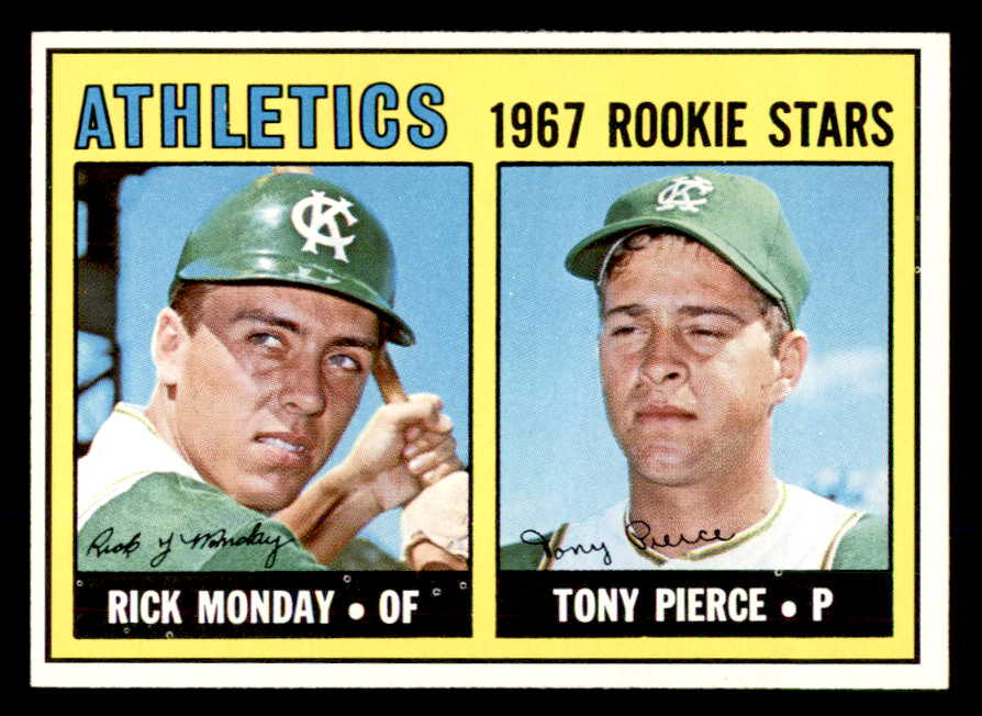1967 Topps Baseball #542 Rick Monday A's NR-MT 553914
