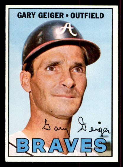 1967 Topps Baseball #566 Gary Geiger Braves NR-MT 554072