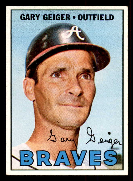 1967 Topps Baseball #566 Gary Geiger Braves EX-MT 554074