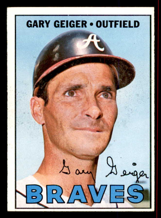 1967 Topps Baseball #566 Gary Geiger Braves EX-MT 554075