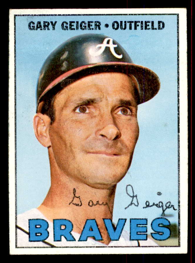 1967 Topps Baseball #566 Gary Geiger Braves EX-MT 554076