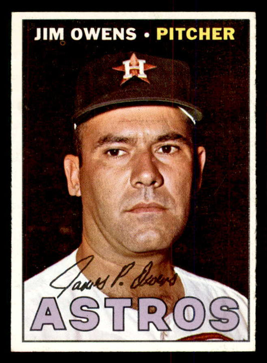 1967 Topps Baseball #582 Jim Owens Astros EX-MT 554166