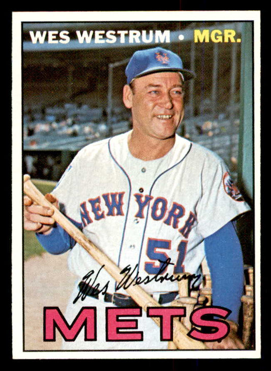 1967 Topps Baseball #593 Wes Westrum Mets NR-MT 554239