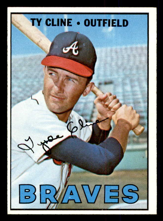 1967 Topps Baseball #591 Ty Cline Braves NR-MT 554246
