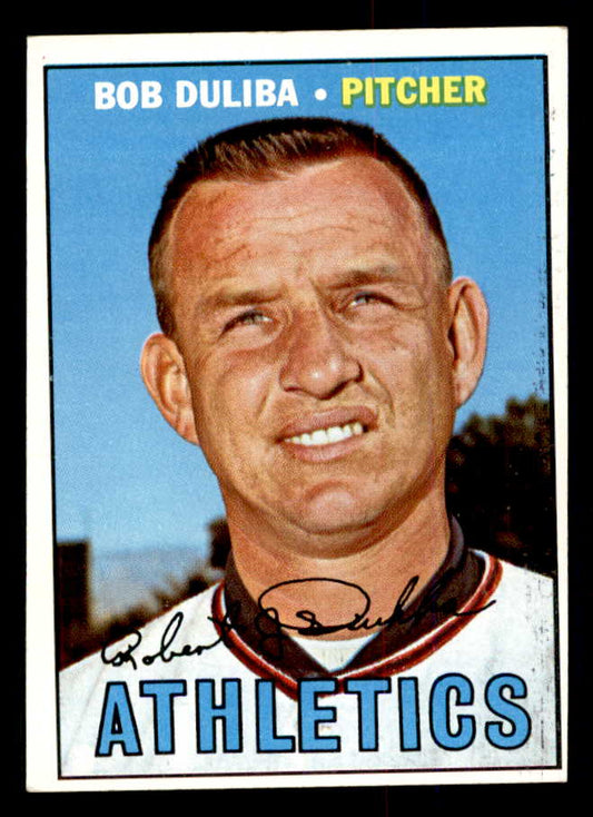 1967 Topps Baseball #599 Bob Duliba A's EX 554291