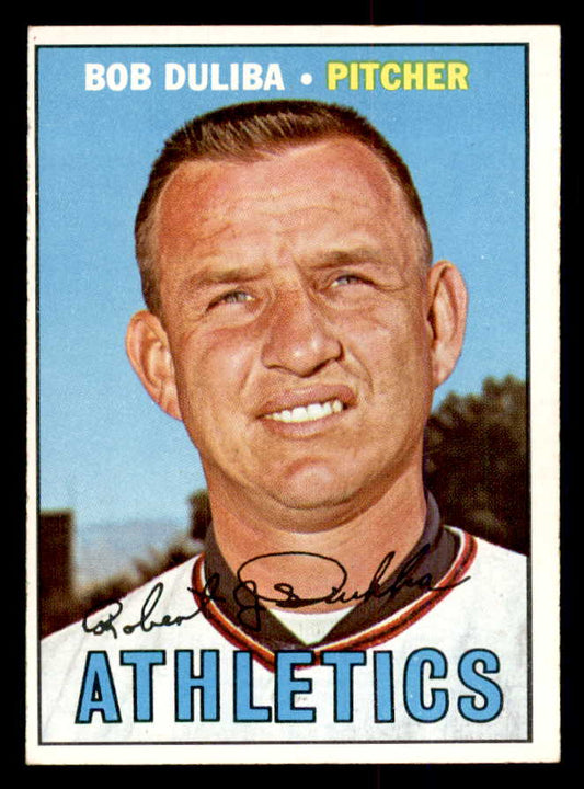1967 Topps Baseball #599 Bob Duliba A's EX 554292