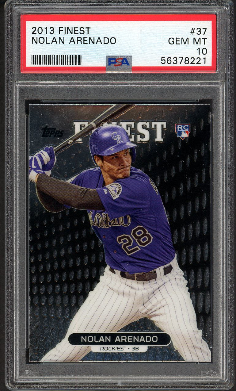 2013 Finest #037 Nolan Arenado Rockies PSA 10 GEM MINT 554352