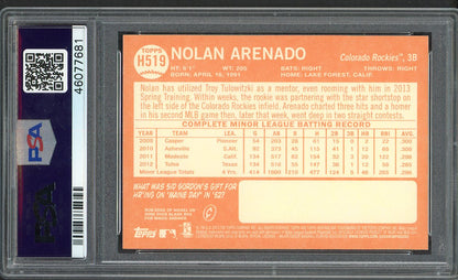 2013 Topps Heritage #H519 Nolan Arenado Rockies PSA 10 GEM MINT 554370