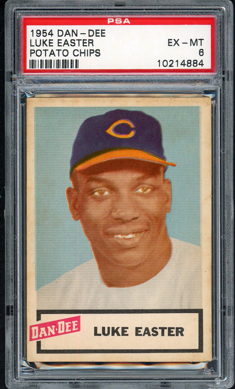 1954 Dan Dee Luke Easter Indians PSA 6 EX-MT 554476