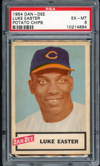 1954 Dan Dee Luke Easter Indians PSA 6 EX-MT 554476