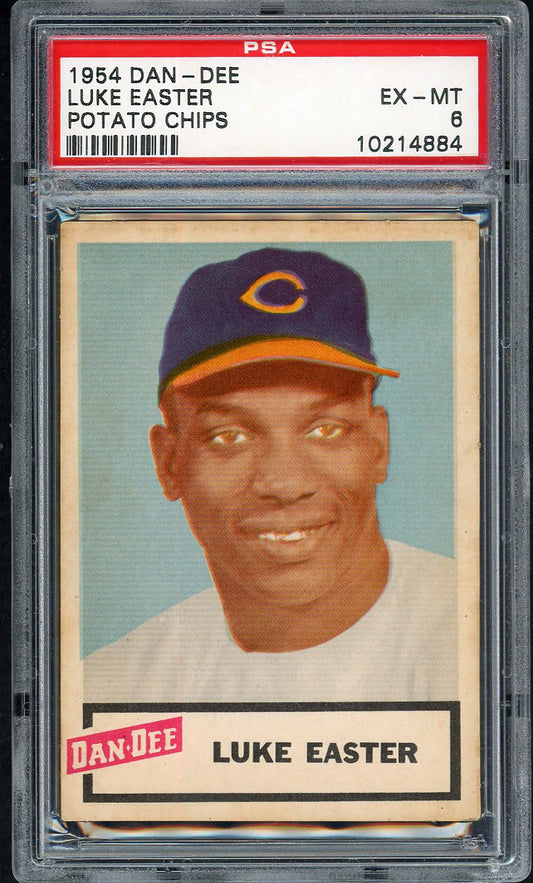 1954 Dan Dee Luke Easter Indians PSA 6 EX-MT 554476