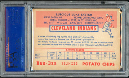 1954 Dan Dee Luke Easter Indians PSA 6 EX-MT 554476