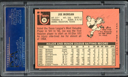 1969 Topps Baseball #035 Joe Morgan Astros PSA 7 NM 554552