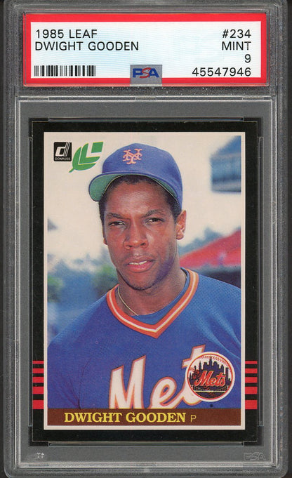 1985 Leaf #234 Dwight Gooden Mets PSA 9 MINT 554818