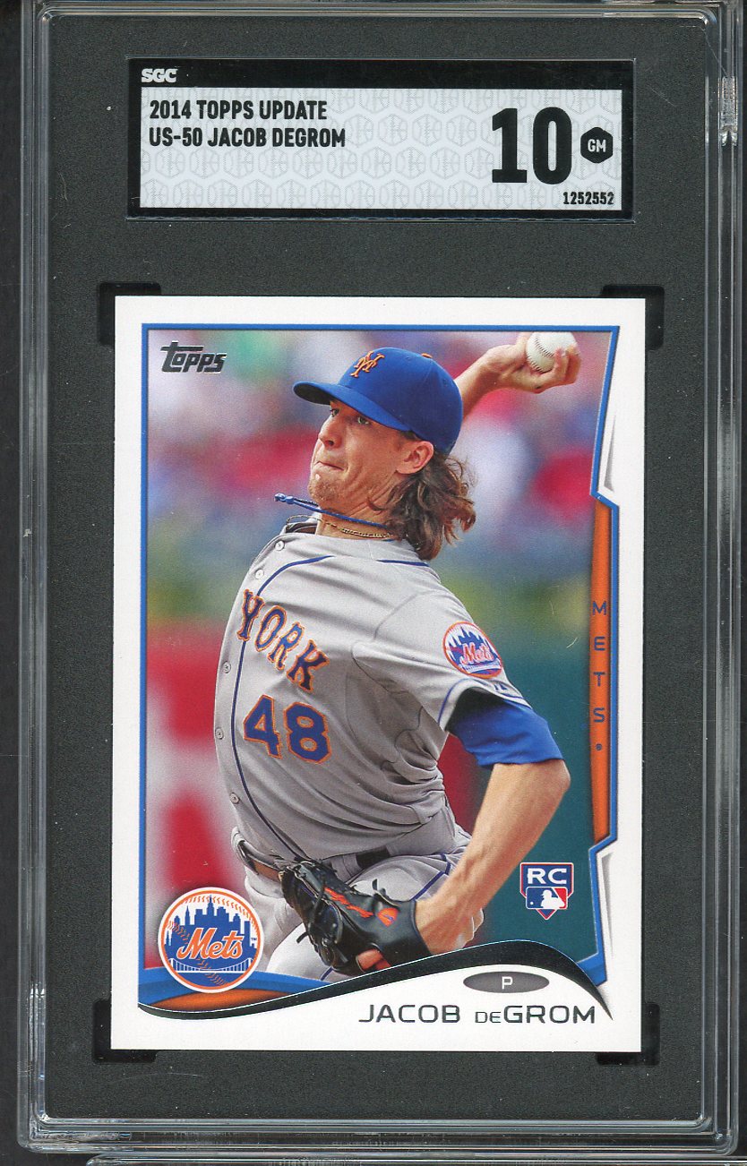 2014 Topps Update #US50 Jacob DeGrom Mets SGC 10 GEM MINT 554881