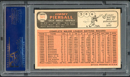 1966 Topps Baseball #565 Jimmy Piersall Angels PSA 5 EX 555039