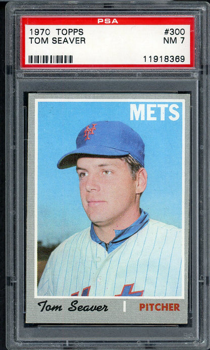 1970 Topps Baseball #300 Tom Seaver Mets PSA 7 NM 555083