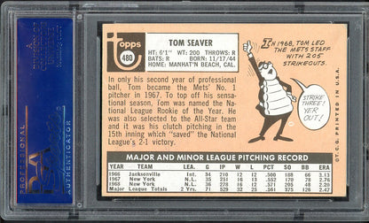 1969 Topps Baseball #480 Tom Seaver Mets PSA 5 EX 555084