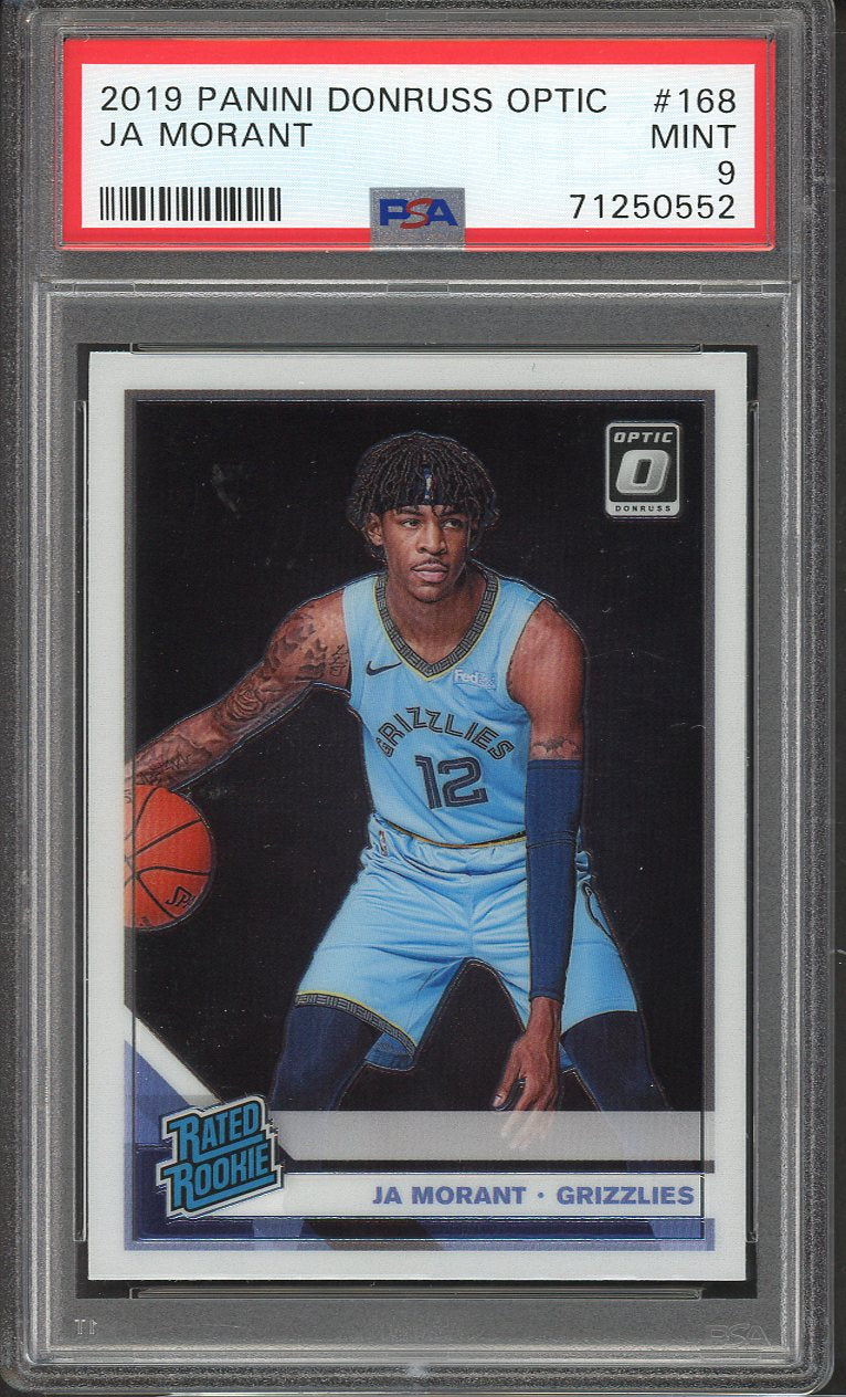 2019 Panini Donruss Optic #168 Ja Morant Grizzlies PSA 9 MINT 555144