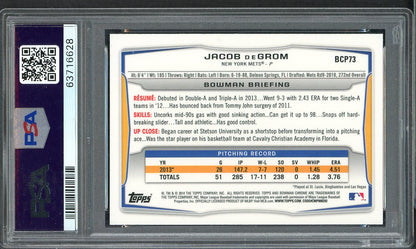 2014 Bowman Chrome Prospects #BCP73 Jacob DeGrom Mets PSA 10 GEM MINT 555167