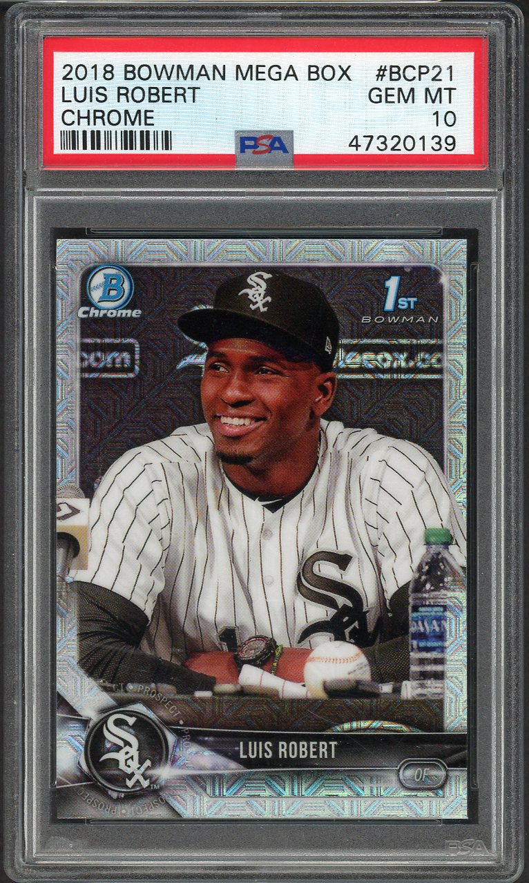 2018 Bowman Chrome Prospects #021 Luis Robert White Sox PSA 10 GEM MINT Mega 555174
