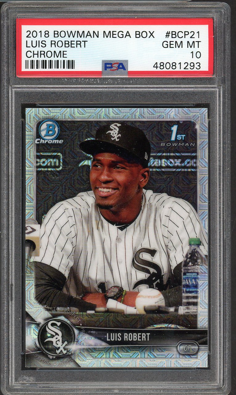 2018 Bowman Chrome Prospects #021 Luis Robert White Sox PSA 10 GEM MINT Mega 555175