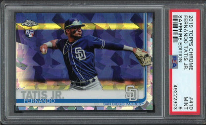 2019 Topps Chrome #410 Fernando Tatis Jr Padres PSA 9 MINT Sapphire 555180