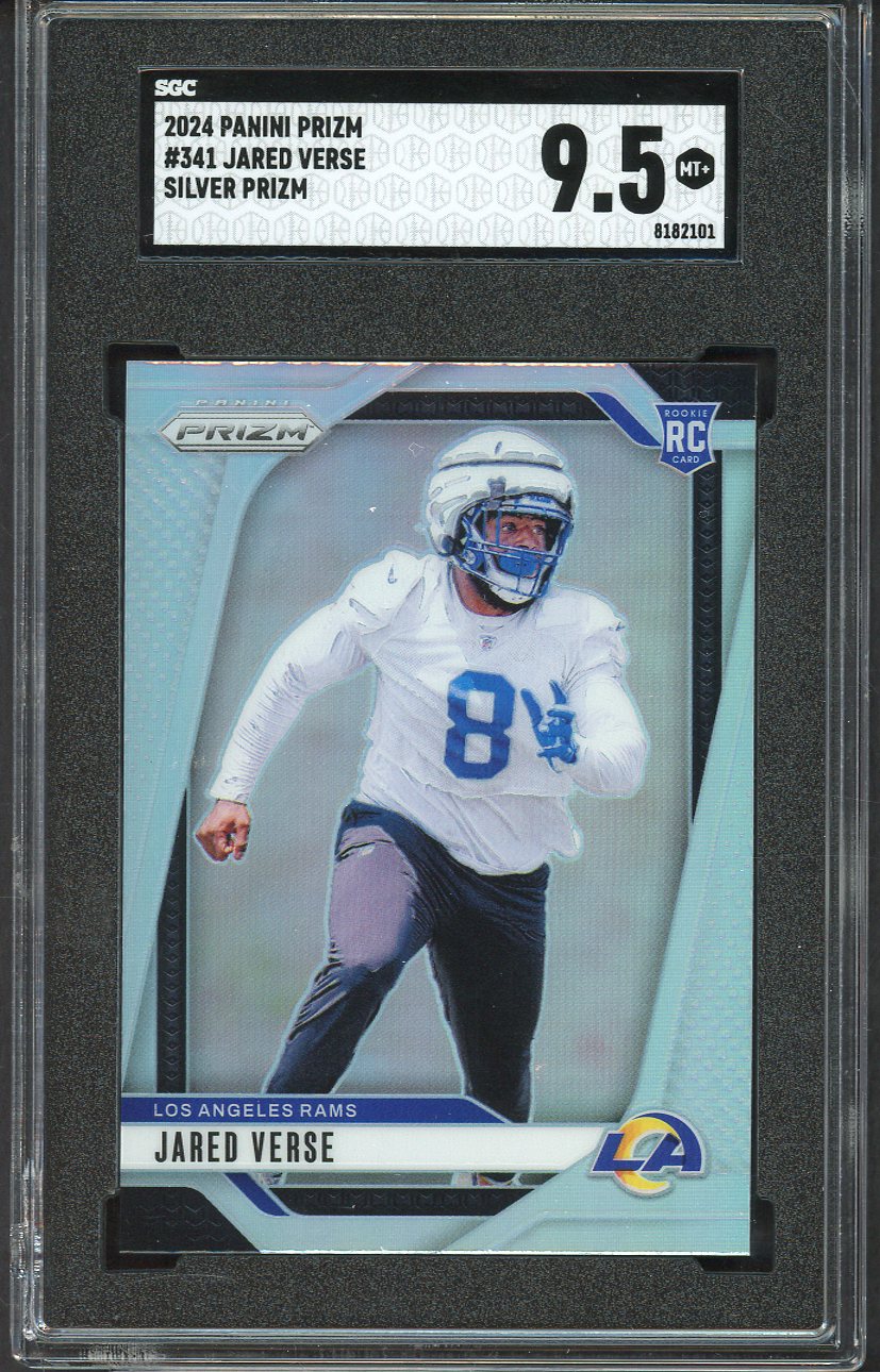 2024 Panini Prizm #341 Jared Verse Rams SGC 9.5 MINT+ Silver 555188