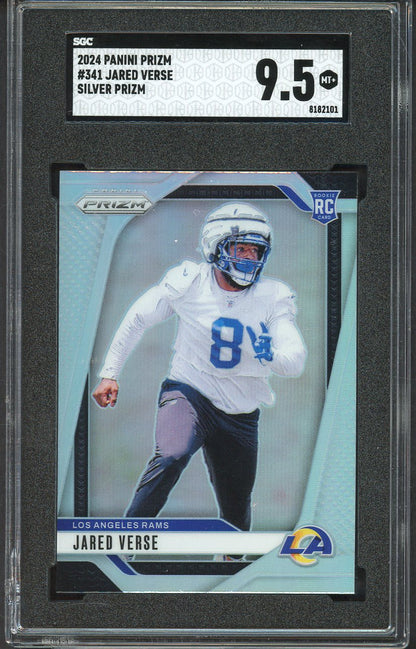 2024 Panini Prizm #341 Jared Verse Rams SGC 9.5 MINT+ Silver 555188
