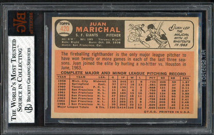 1966 Topps Baseball #420 Juan Marichal Giants BVG 6 EX-MT 555259