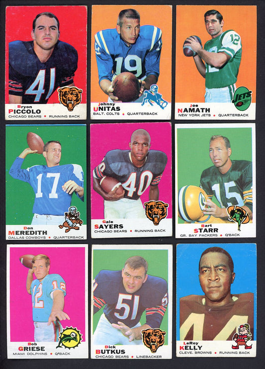 1969 Topps Football Near Set (No Csonka) VG-EX/EX Namath Piccolo 555319