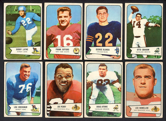 1954 Bowman Football Complete Set Mid Grade Blanda Gifford 555321
