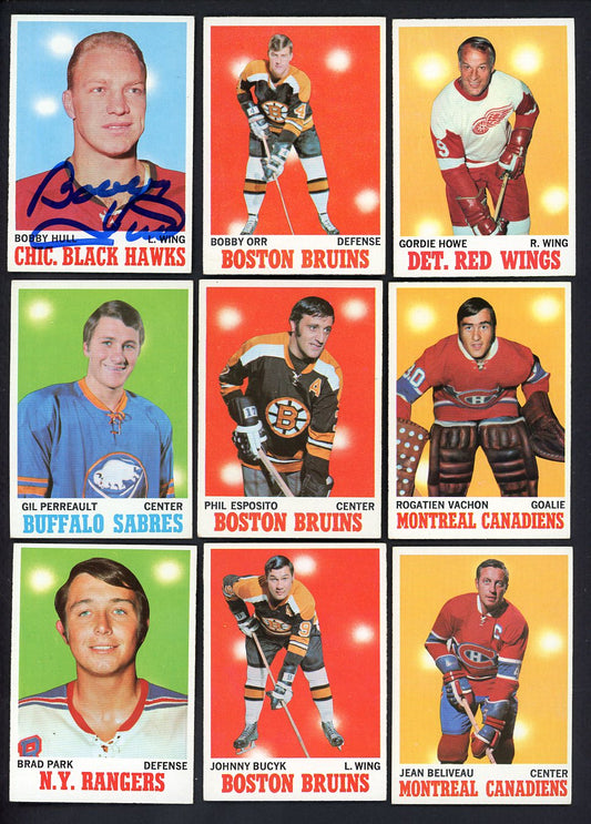 1970 Topps Hockey Near Set (No Checklist) EX-MT Orr Howe Hull 555348