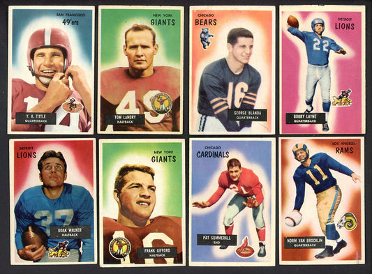 1955 Bowman Football Complete Set Mid Grade Landry Blanda 555359