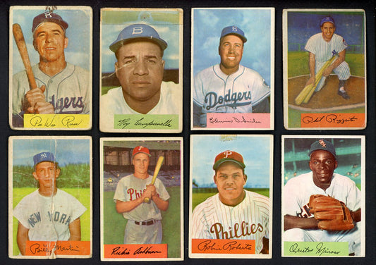 1954 Bowman Set Lot 108 Diff Bargain Grade Campanella Snider 555394