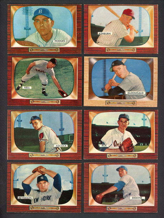 1955 Bowman Set Lot 99 Diff EX-MT Hodges Ashburn Kell Erskine 555410