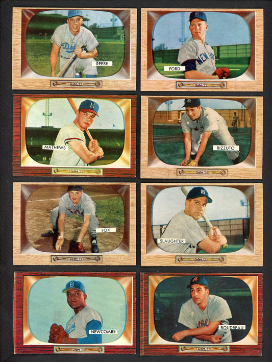 1955 Bowman Set Lot 90 Diff EX Reese Ford Mathews Rizzuto 555412