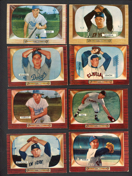 1955 Bowman Set Lot 96 Diff VG-EX Reese Wilhelm Podres Lemon 555414