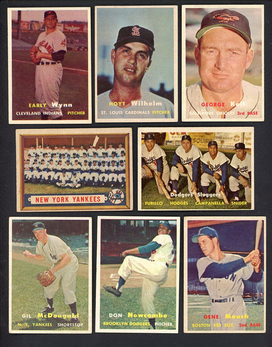 1957 Topps Set Lot 80 Diff VG Wilhelm Wynn Kell Newcombe 555483