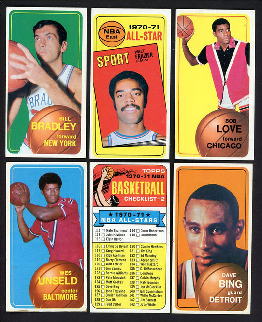 1970 Topps Set Lot 14 Diff EX Frazier Bradley Unseld Love 555504