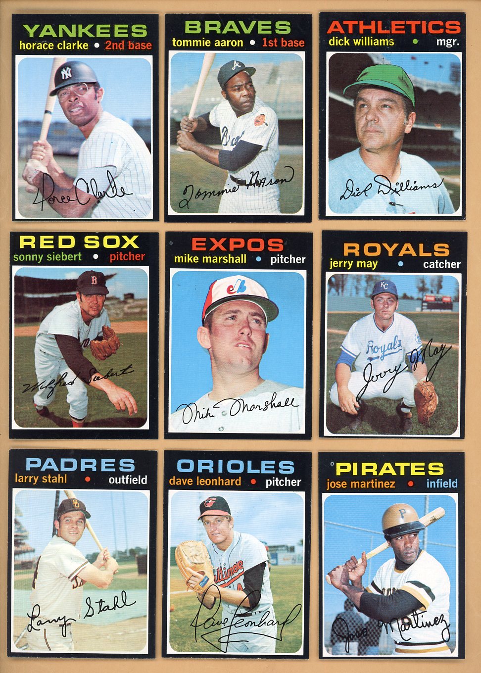 1971 Topps Set Lot 10 Diff High Numbers EX-MT/NR-MT Marshall 555507