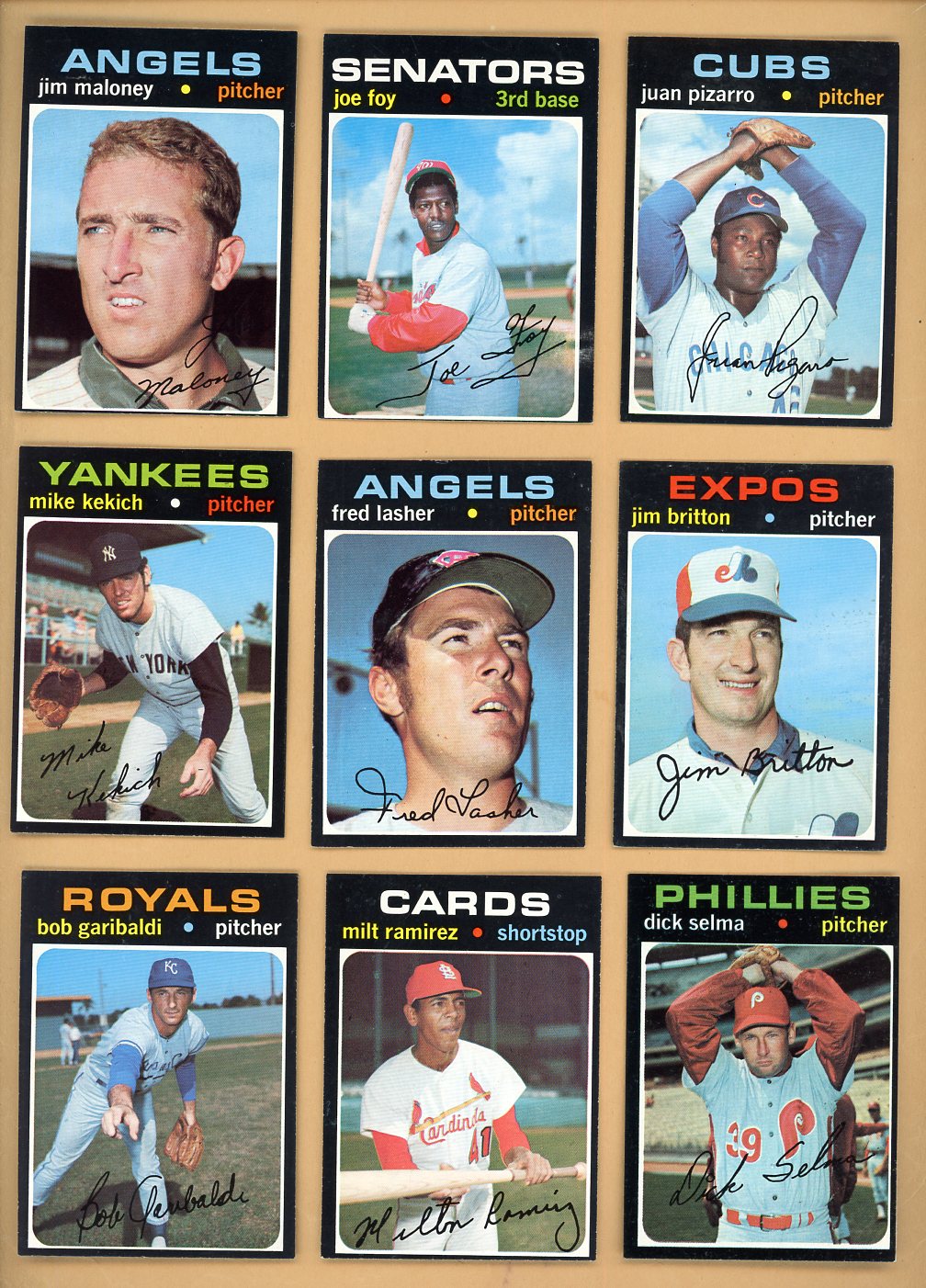 1971 Topps Set Lot 14 Diff High Numbers EX-MT/NR-MT Maloney 555511