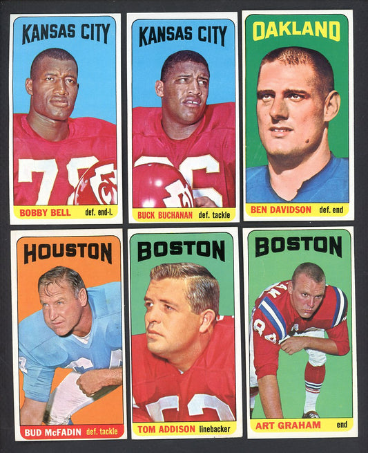 1965 Topps Set Lot 13 Diff EX-MT Buchanan Davidson Bell 555521