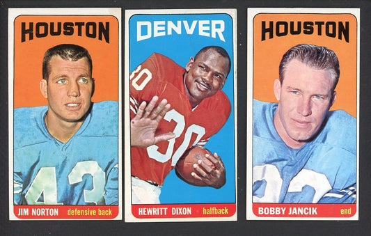 1965 Topps Set Lot 3 Diff EX-MT Dixon Norton Jancik 555526