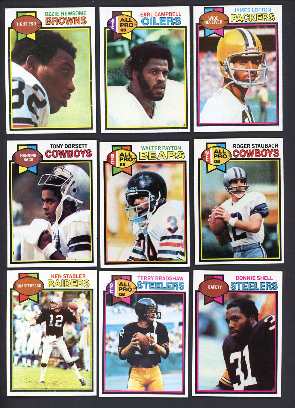 1979 Topps Football Complete Set EX-MT/NR-MT Campbell Lofton 555530